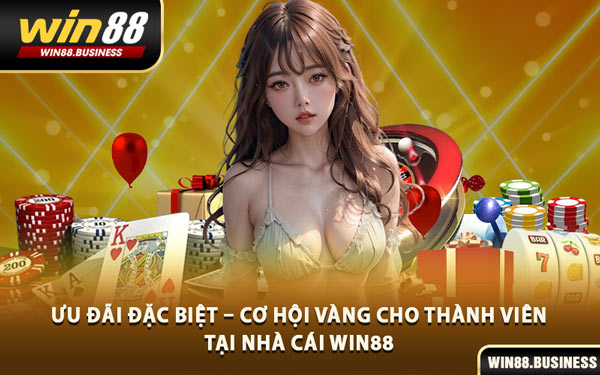 Ưu Đãi Đặc Biệt – Cơ Hội Vàng Cho Thành Viên Tại Nhà Cái Win88